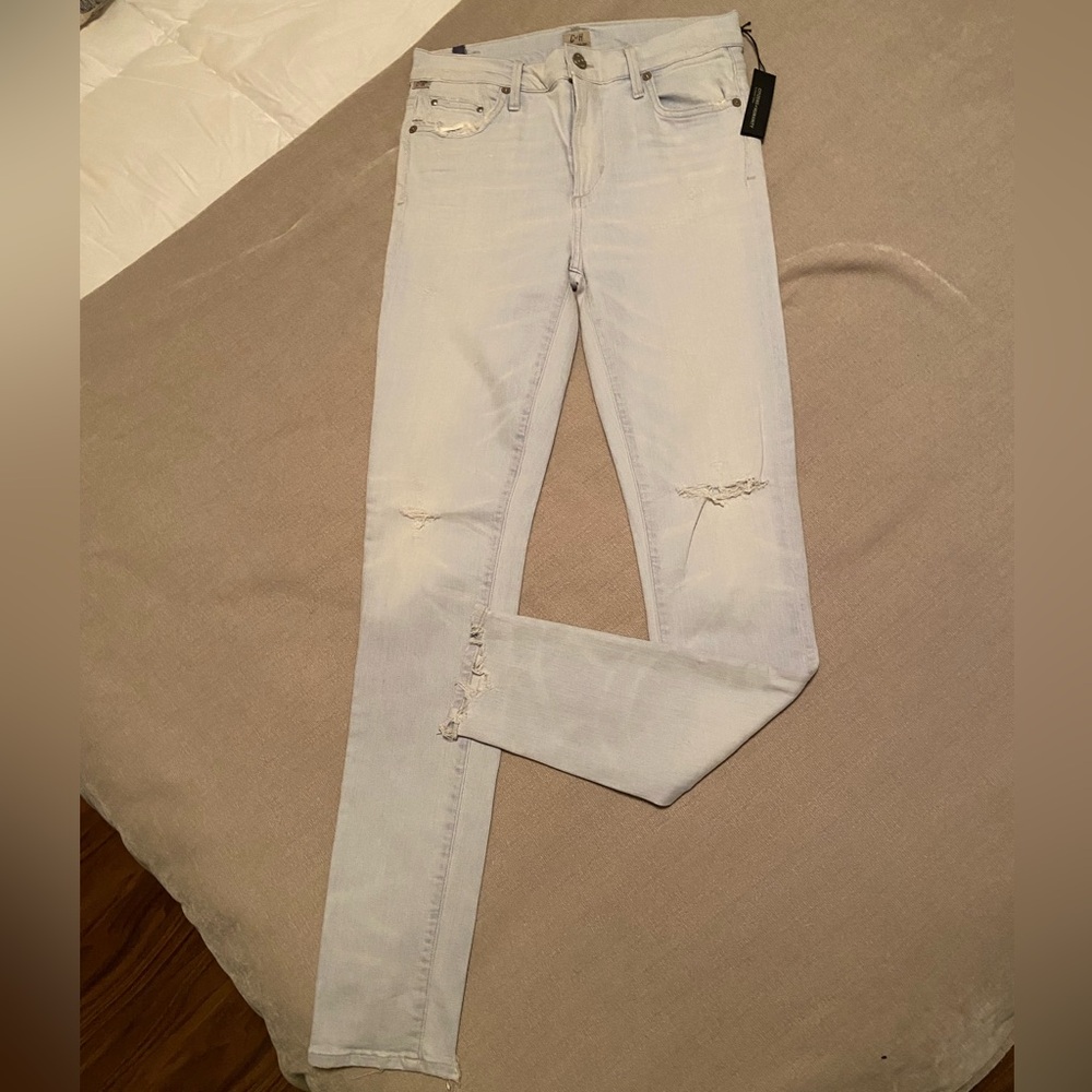 Citizens of humanity rocket high rise skinny jeans size 27 in Light Blue